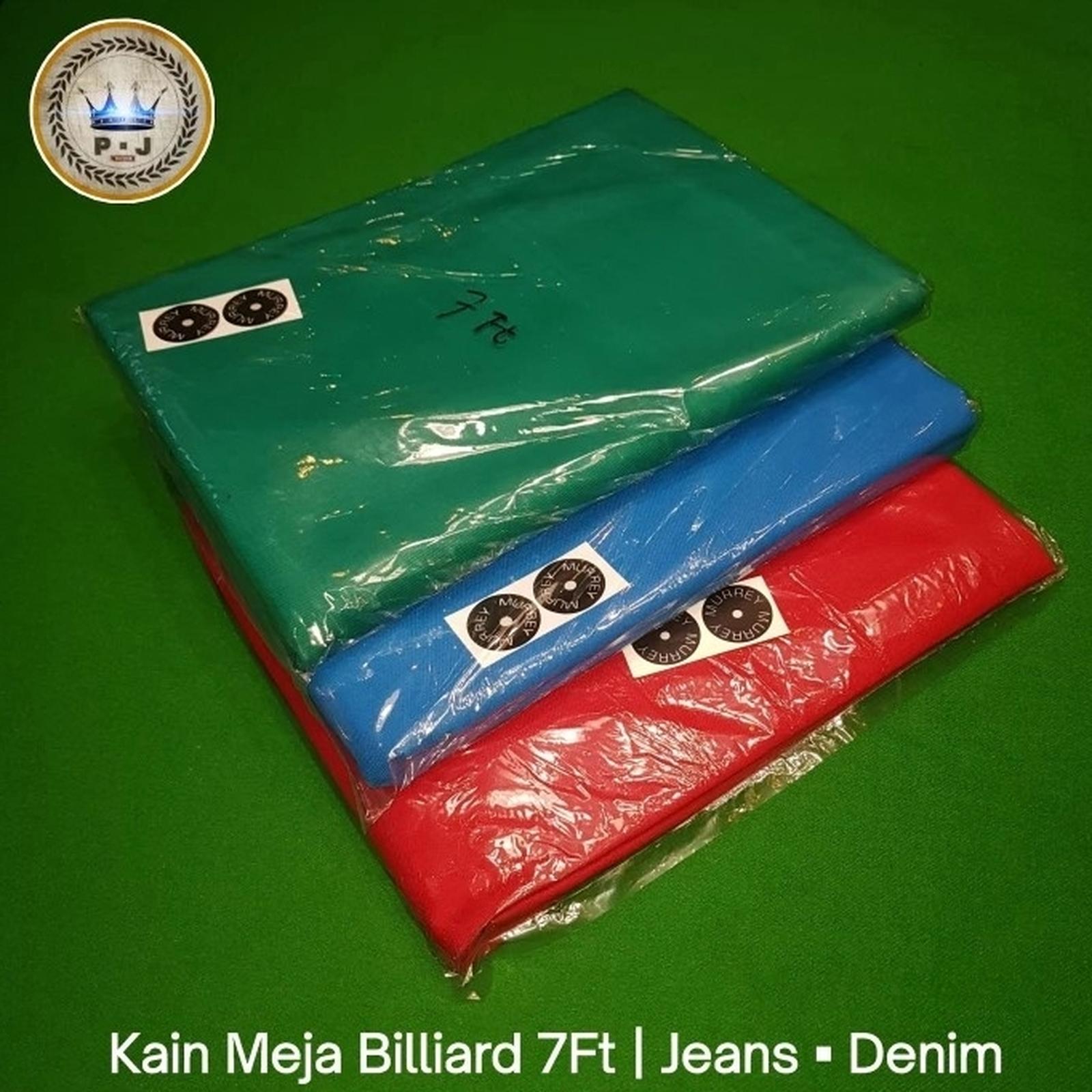 PJ - Kain Laken | Billiard | 7 Feet - Bahan Sejenis Jeans - Merah