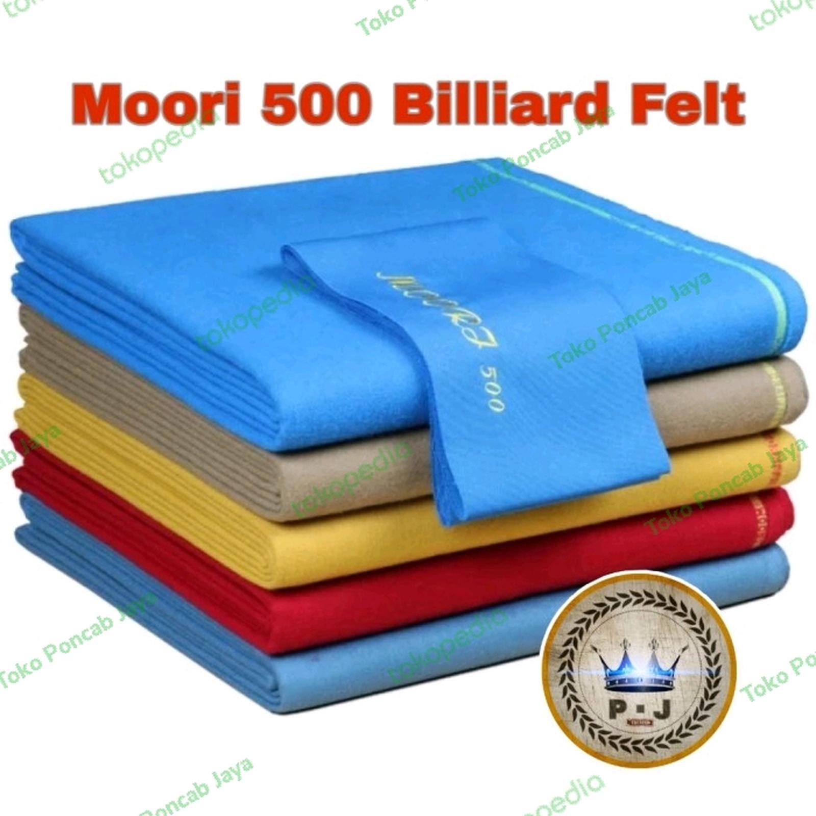 PJ - Kain Laken | Billiard | 9 Feet Fast Speed Cloth | Moori 500 - Biru