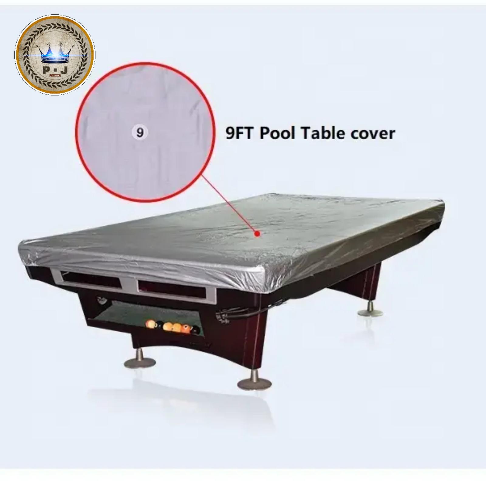PJ - Sarung Meja Billiard - Table Cover 9 Ft | PVC | Anti Dust - Waterproof