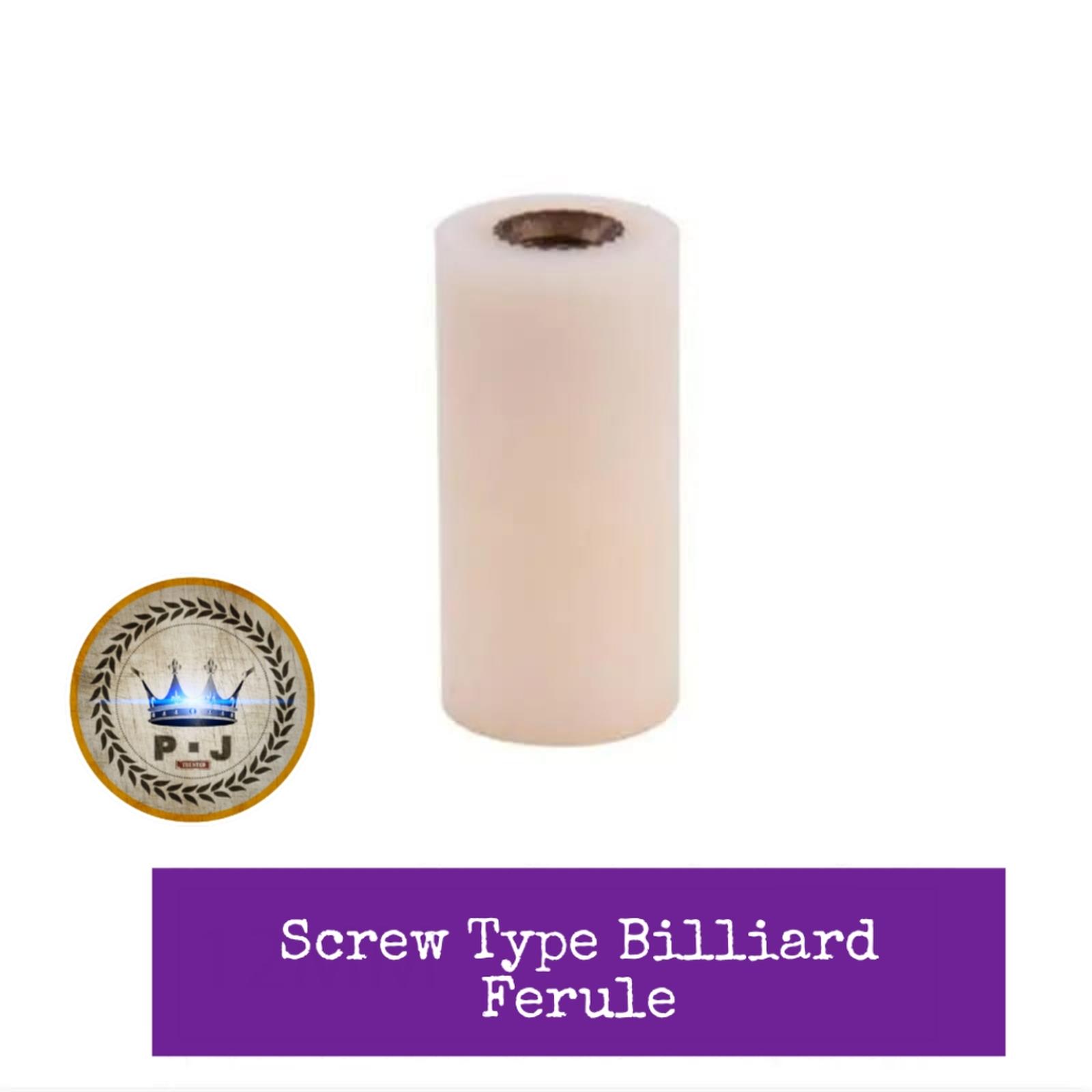 PJ - Screw Type Billiard Ferule | Eceran | Piece