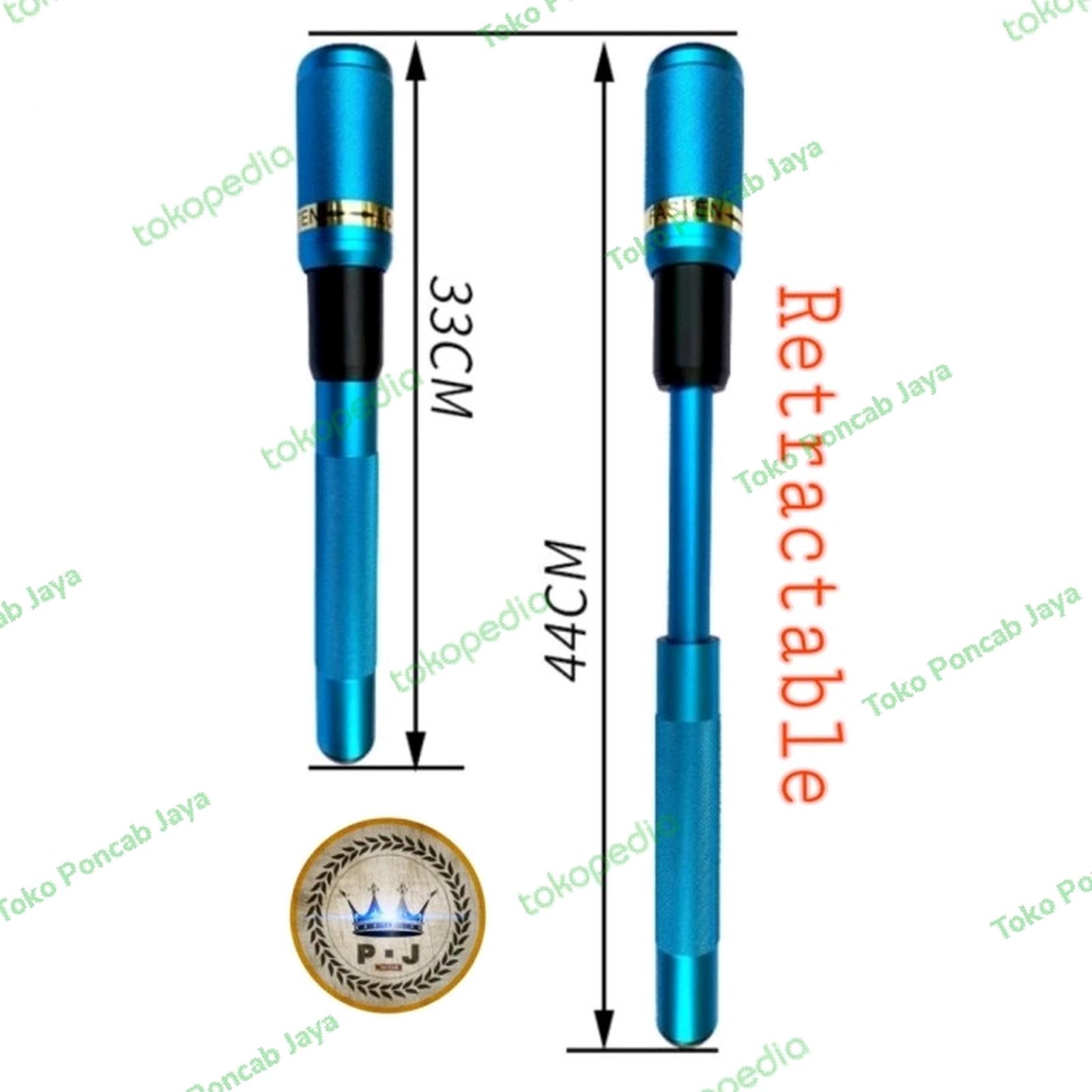 PJ - Pool Cue Extension | Aluminium - Retractable 44cm - Gold